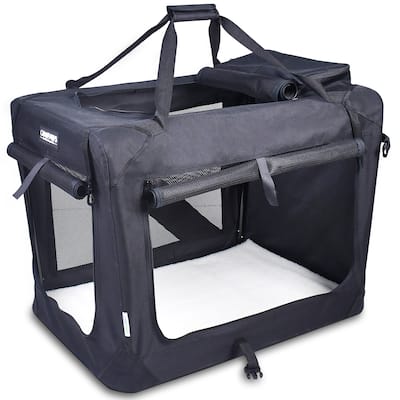 JESPET: 30" Soft Pet Crate for Dogs & Cats up to 50 lbs