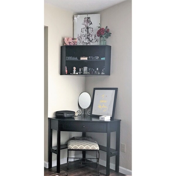 Simple Living Corner Desk and Hutch Set - On Sale - Bed Bath & Beyond -  16566757