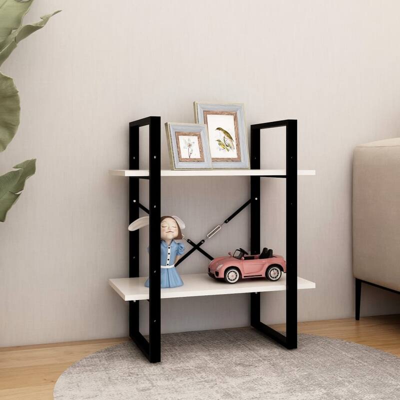 vidaXL Bookshelf Book Cabinet Shelving Unit for Living Room Engineered Wood
