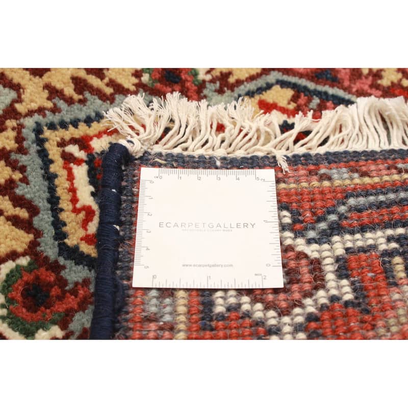 ECARPETGALLERY Hand-knotted Serapi Heritage Dark Navy Wool Rug - 2'7 x 17'9