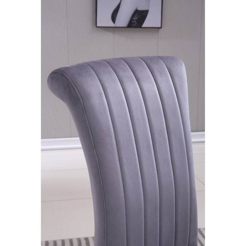 Modern Velvet Dining Chairs Set Of 2