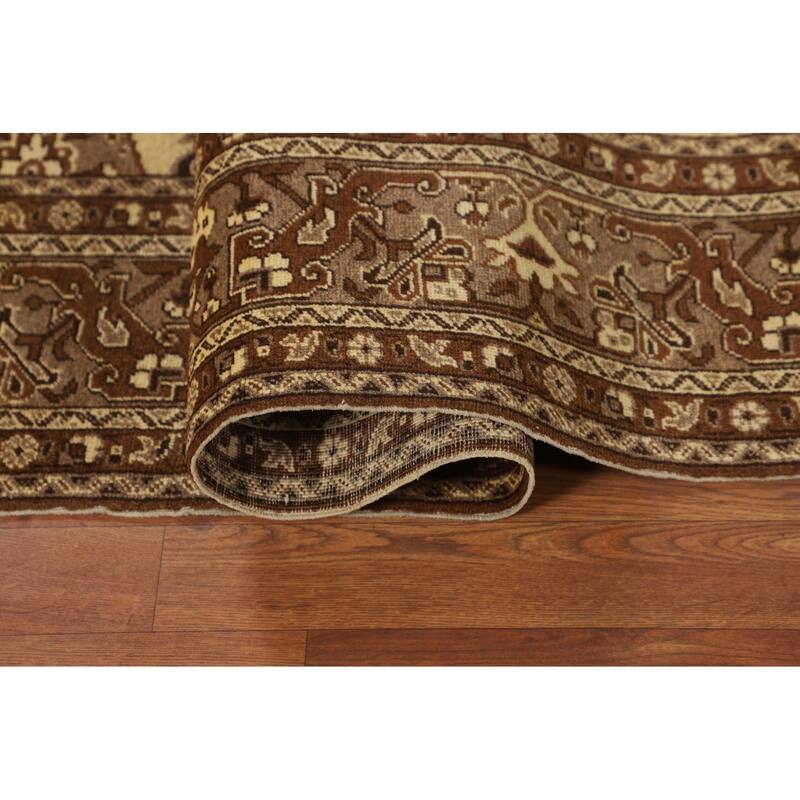 Anatolian Turkish Vintage Area Rug Handmade Wool Carpet - 6'4" X 9'5"