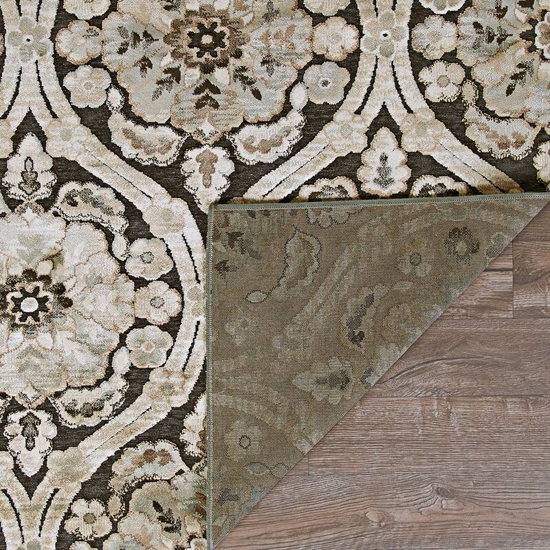 Couristan Cire Cherrington Floral High Low Area Rug