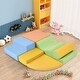 preview thumbnail 10 of 34, 6 in 1 Soft Climb and Crawl Foam Playset, Soft Play Kids Playground, Kids Crawling and Climbing Indoor Active Play Structure