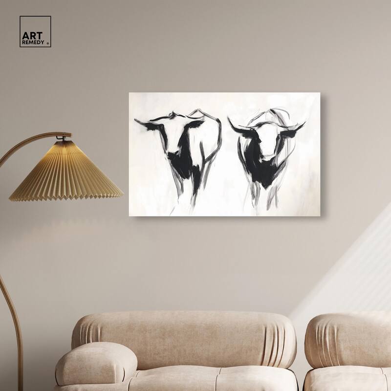 Bovine I Canvas by Art Remedy, Gallery Wrapped