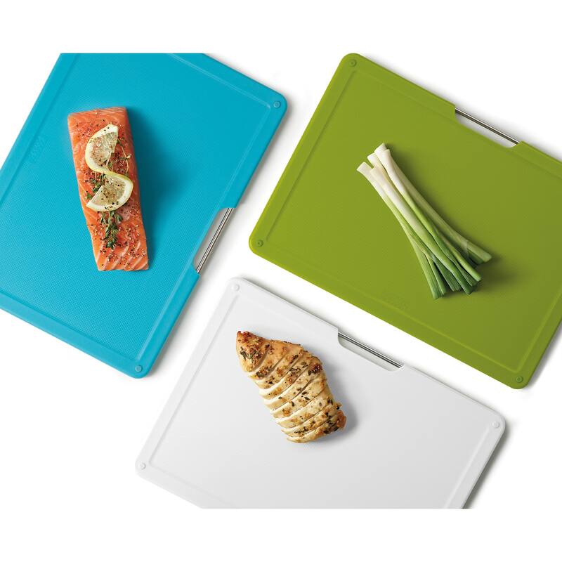 Joseph Joseph Folio Slim 3-piece Under-shelf Cutting Board Set