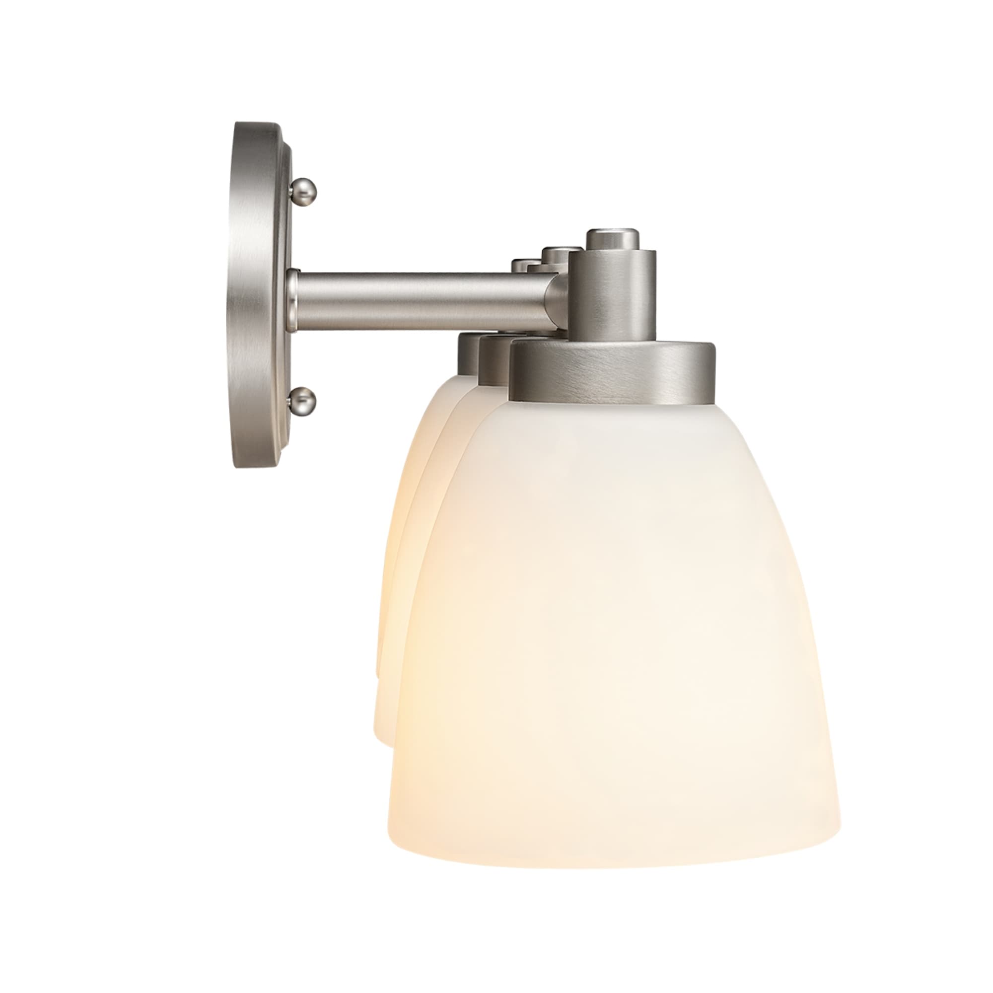 3-Light Dimmable Brushed Nickel Vanity Light Fixture - On Sale - Bed Bath \u0026  Beyond - 34285459, image size:2000x2000