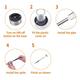 24-Piece 5W High Brightness Solar Power LED Lawn Lamps (Cold White/Warm White/Colorful)