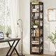 preview thumbnail 11 of 16, 78.7 Inch Extra Tall Narrow Bookshelf, 7 Tier Corner Bookcase
