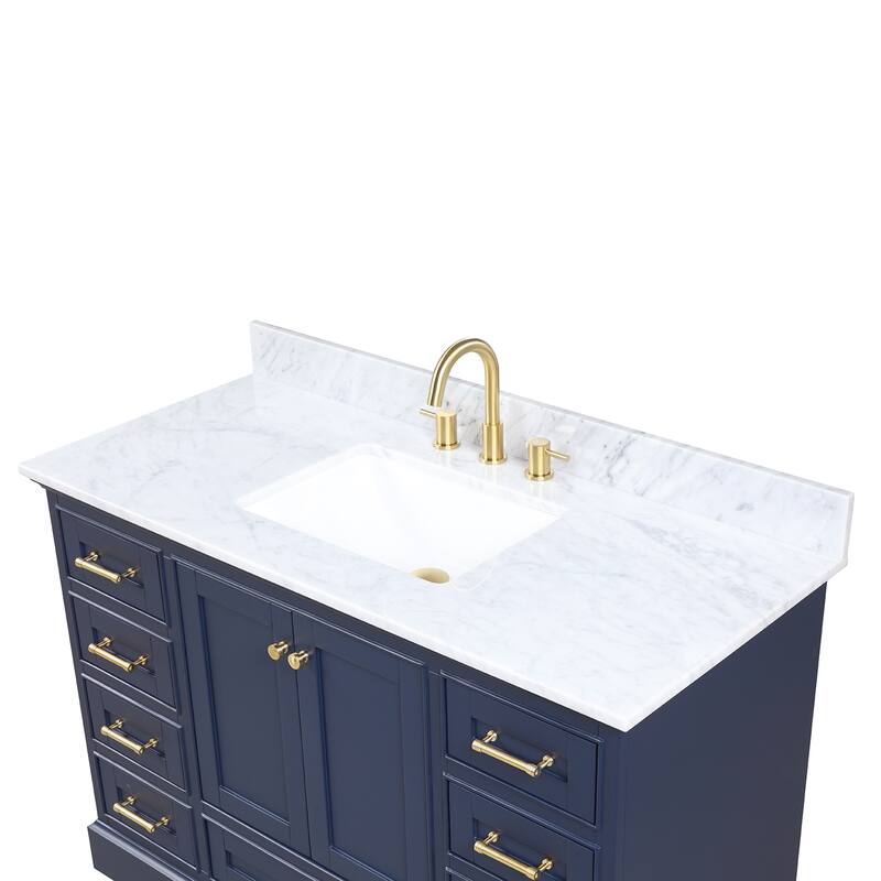 Blossom Copenhagen 48" Bathroom Vanity with Marble Top & Ceramic Sink