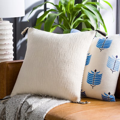 Herman Cottage Braided Tassel Throw Pillow