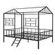 preview thumbnail 9 of 22, Metal House Bed Frame Full Size with Slatted Support No Box Spring Needed