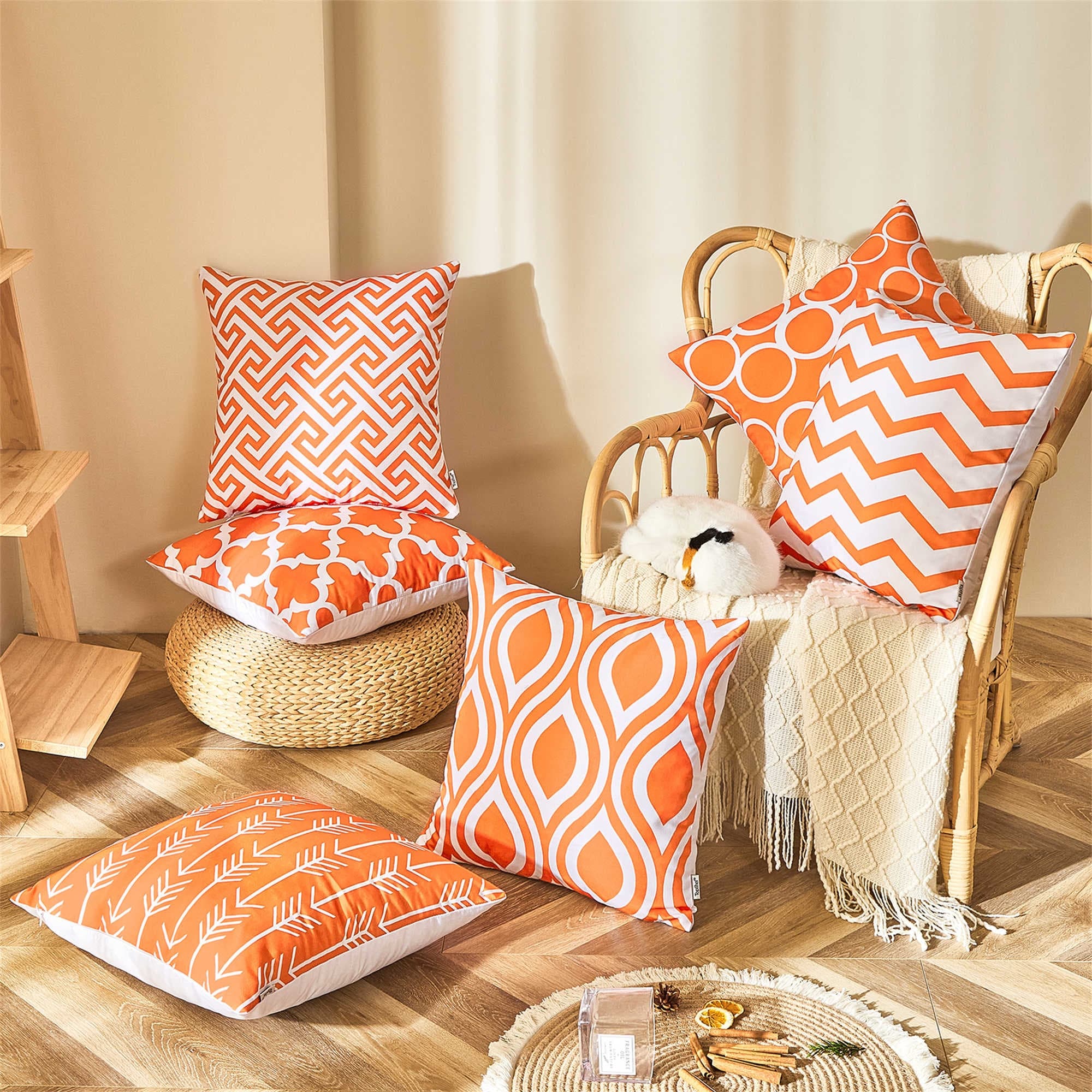 Canvas throw pillow covers hotsell
