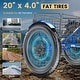 preview thumbnail 17 of 34, DoCred 20"x4" Fat Tire Electric Tricycle, 48V 500W with 7 Speed Ebike
