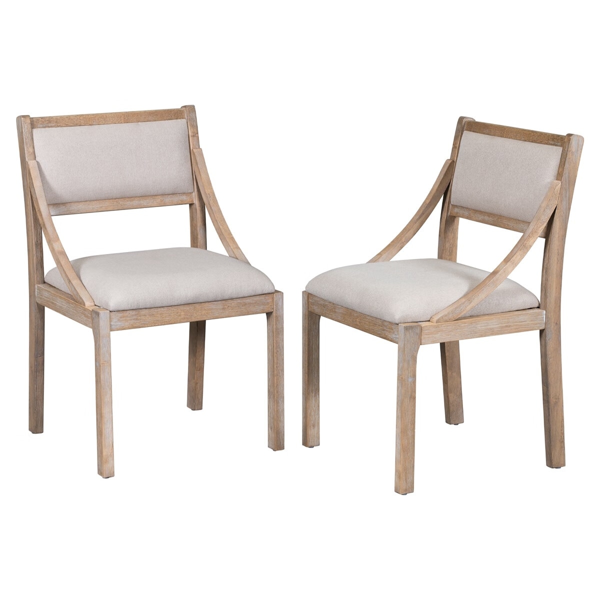 Retro upholstered online dining chairs