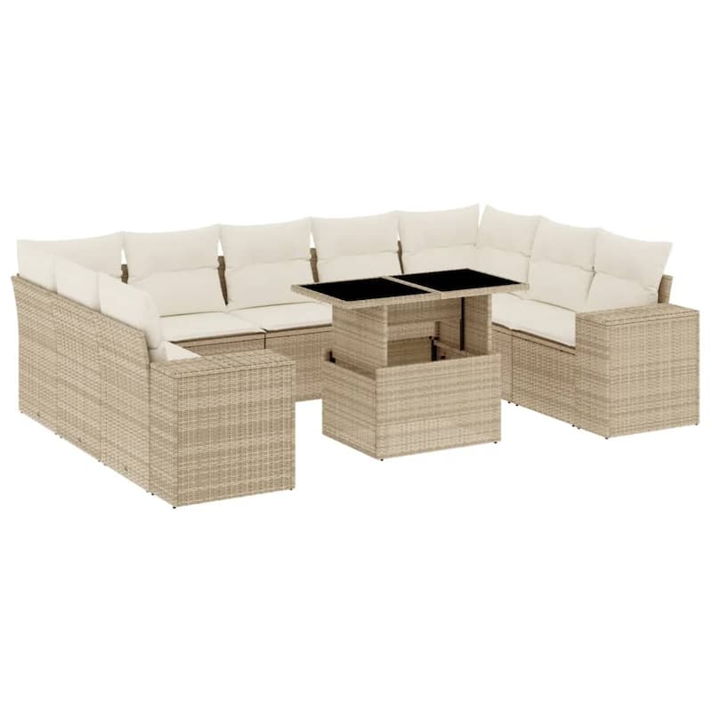 vidaXL Garden Sofa Set - 21.7 x 39.4 x 28.7