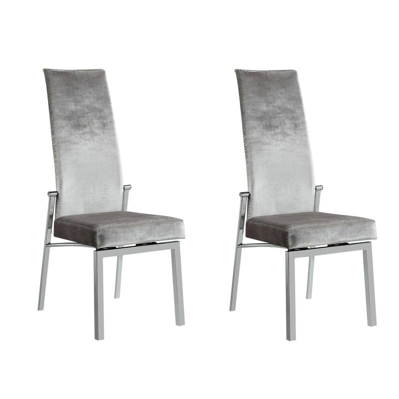 Somette Contemporary Motion Back Side Chair, Set of 2 - N/A