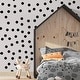 preview thumbnail 3 of 5, Polka Dots Classic Black Wall Stickers Home Decals Nursery Decors