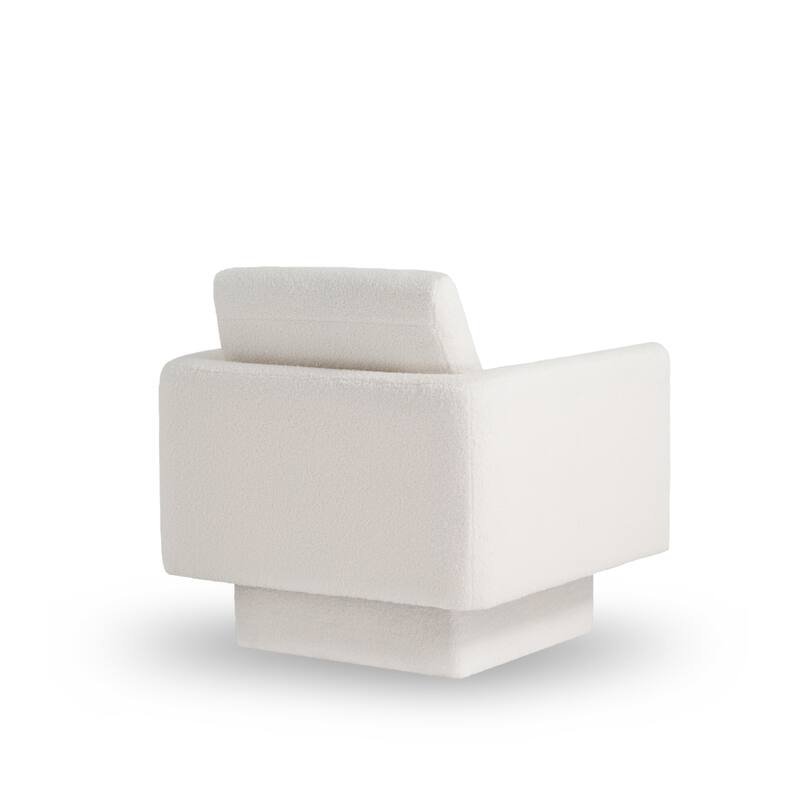 Luxurious Teddy Velvet Swivel Chair for Ultimate Comfort and Style