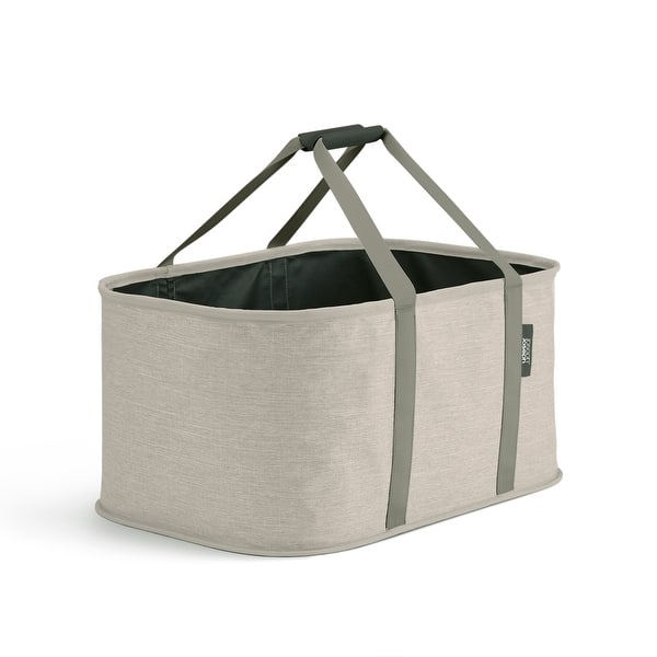 35L Collapsible Laundry Basket With Wheels – Foldable Hamper For Home Storage & Organization