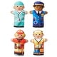 preview thumbnail 2 of 1, Melissa & Doug Jolly Helpers Hand Puppets, Set of 4 - Multi