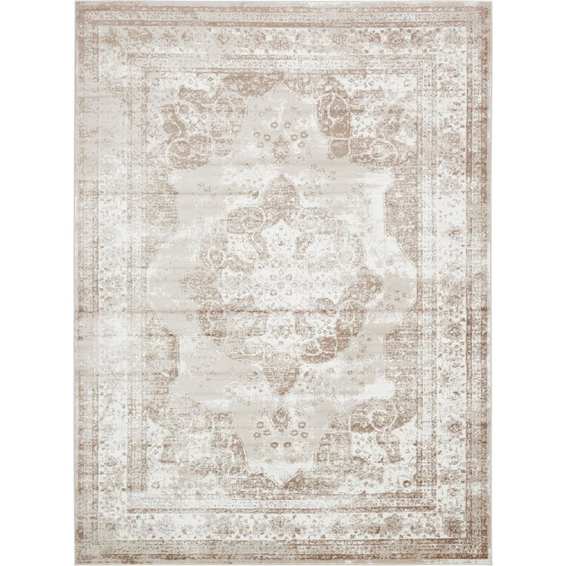 Transitional Fredo Collection Area Rug - 9'x12' - Beige