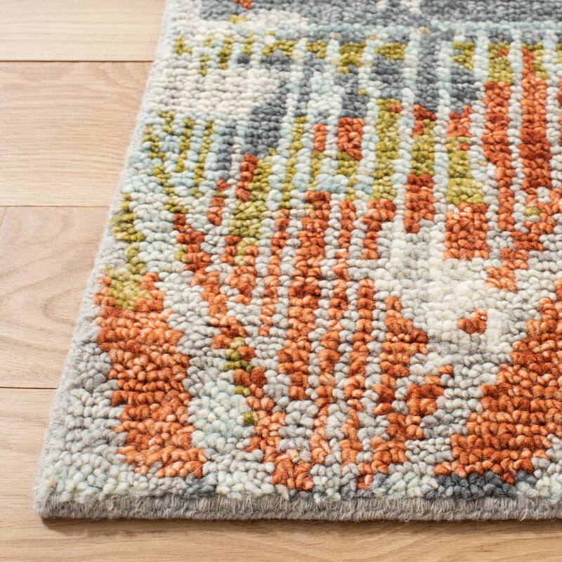 SAFAVIEH Hand-Knotted Samarkand Amabel Traditional Wool Rug