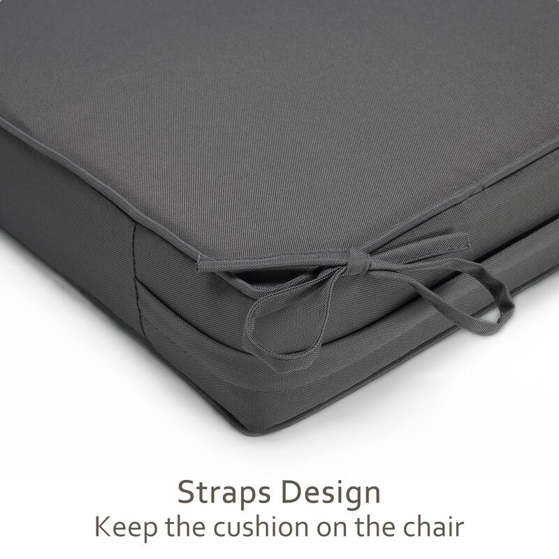 Patio Chair Cushion for Outdoor Furniture 19x19x4 Inch