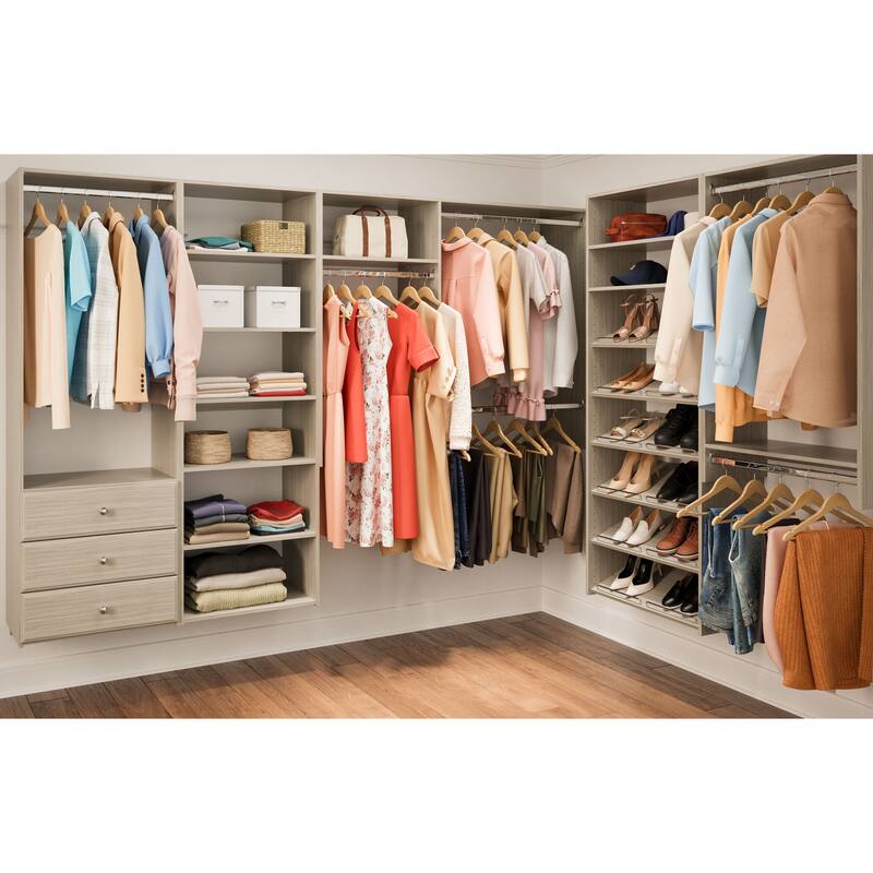 Easy Track Essential Shelf Laminate Tower Kit