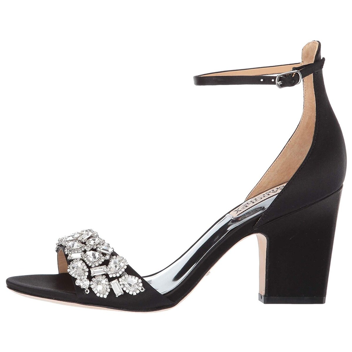badgley mischka laraine embellished ankle strap sandal