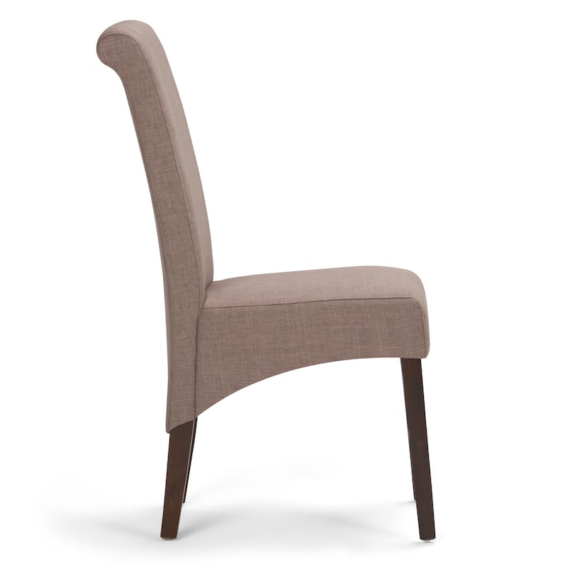 WYNDENHALL Franklin Transitional Deluxe Parson Dining Chair (Set of 2) - 17.7"w x 19.7"d x 40.2"h