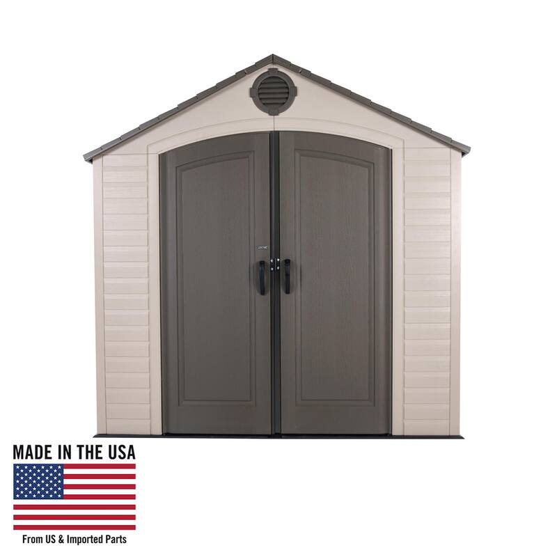 Lifetime 8 Ft. x 7.5 Ft. Outdoor Storage Shed (6411)