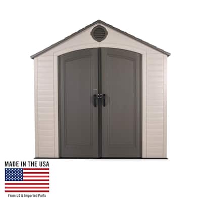 Lifetime 8 Ft. x 7.5 Ft. Outdoor Storage Shed (6411)