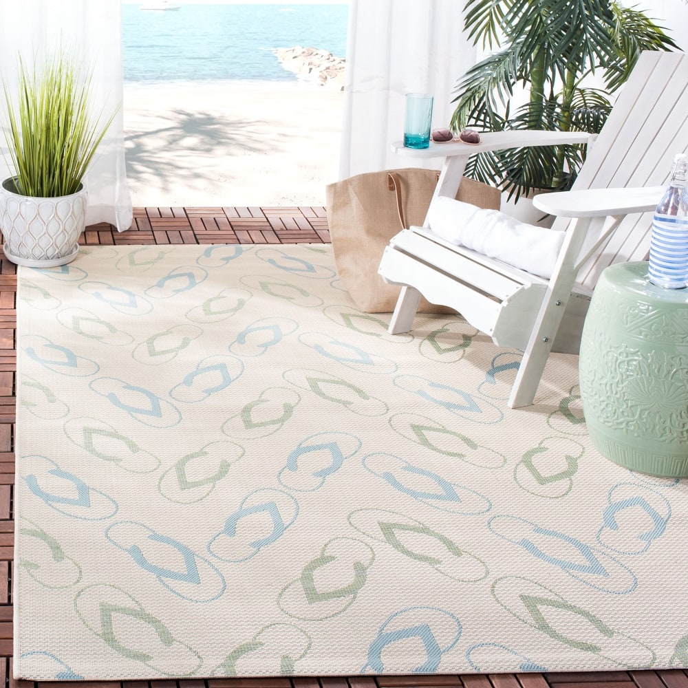 SAFAVIEH Courtyard Bela Indoor/ Outdoor Waterproof Patio Backyard Rug