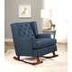 preview thumbnail 6 of 12, Abbyson Thatcher Fabric Rocker Chair