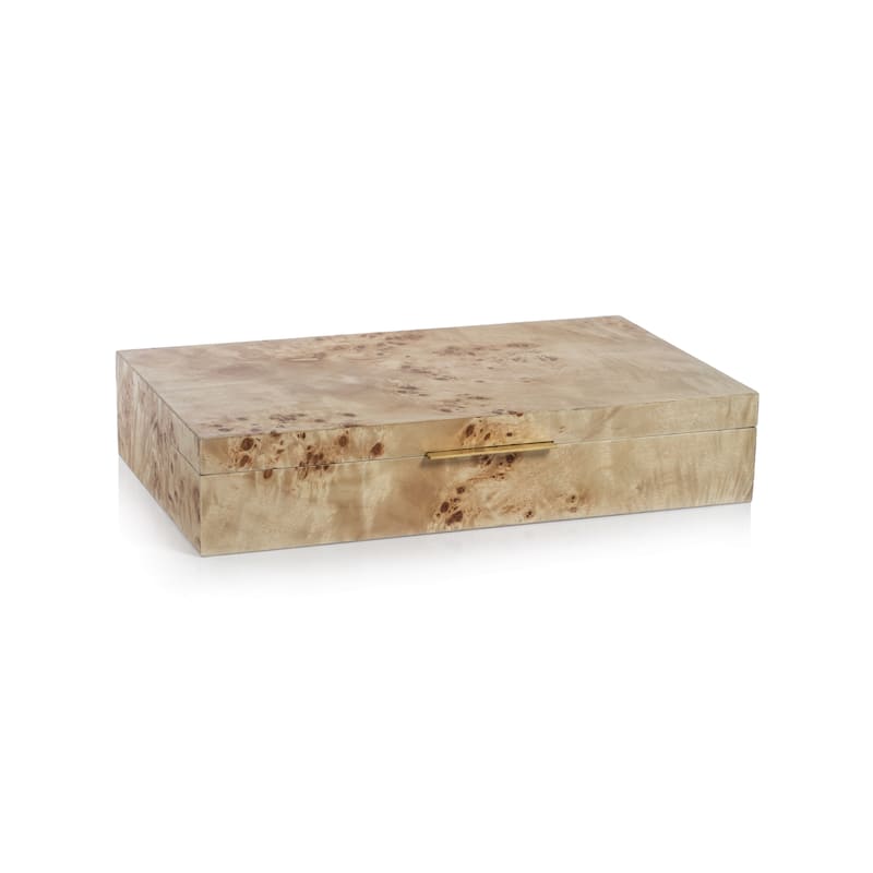 Bogor Burlwood Veneer Decorative Box - Large