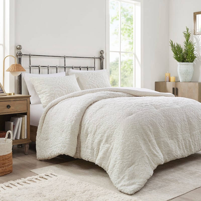 Madison Park Eliana 3 Piece Tufted Woven Comforter Set
