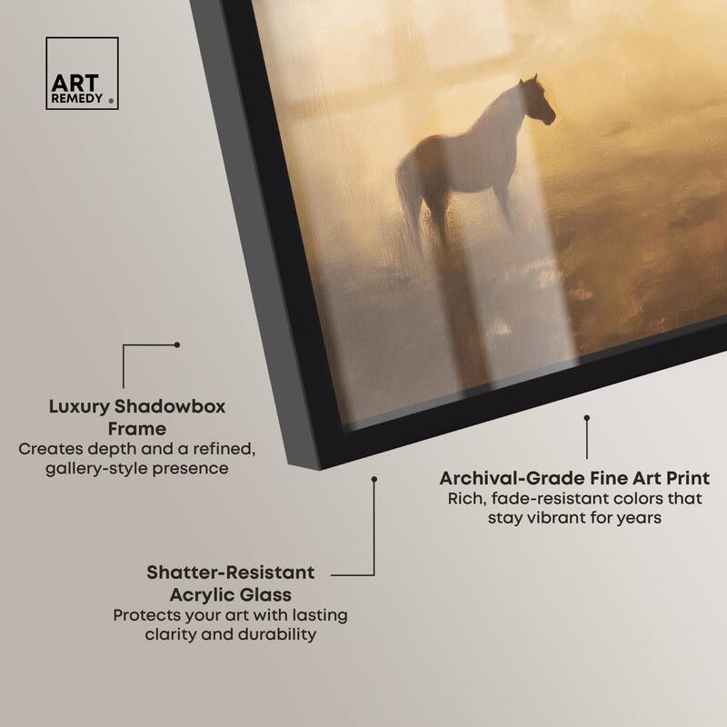 Equine Trio Shadowbox by Art Remedy