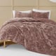 Wonderful Diamond Velvet 3 Piece Quilt Set