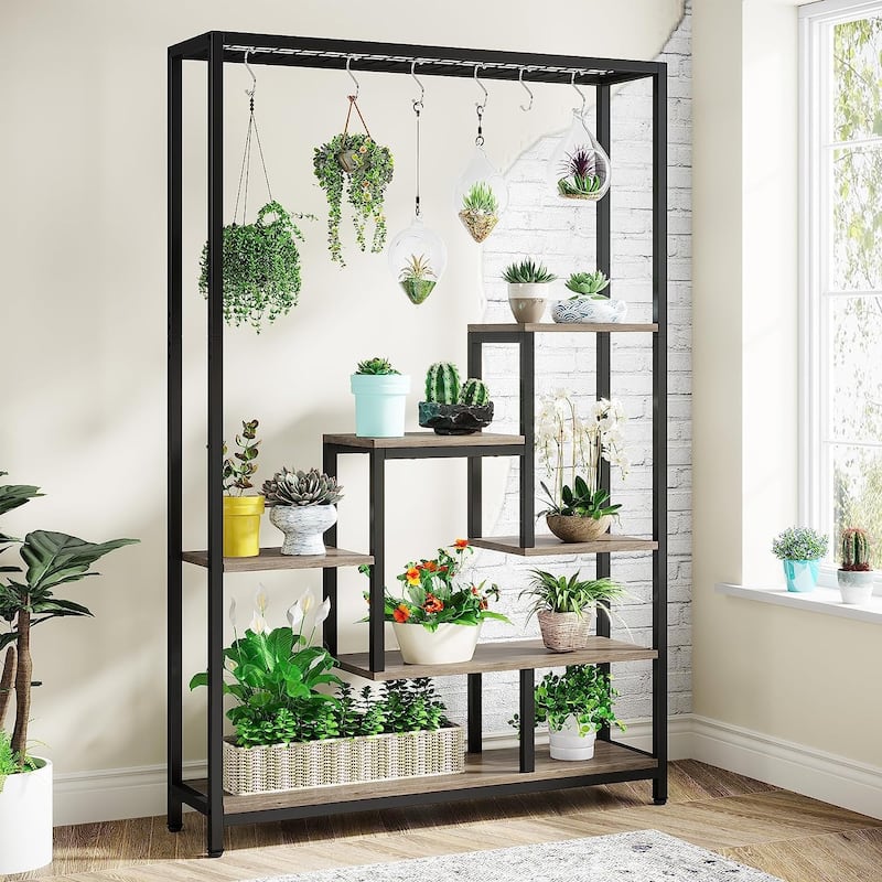70.9 Inches Tall Large Indoor Plant Stand Metal Plant Shelf