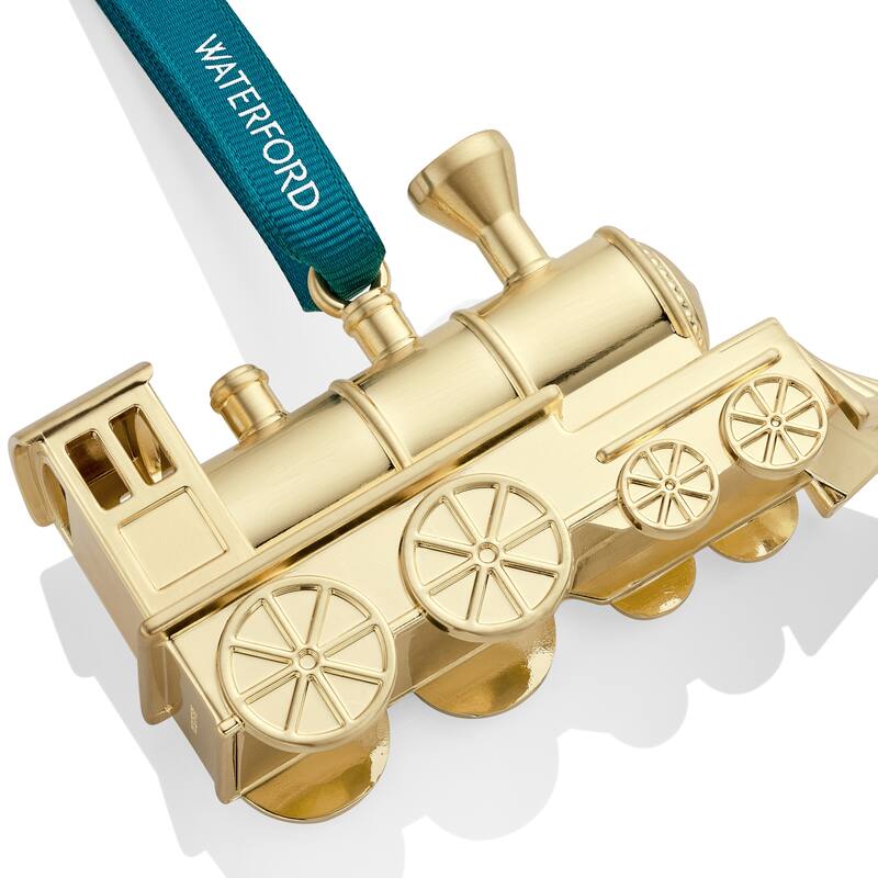 Waterford Steam Train Golden Ornament