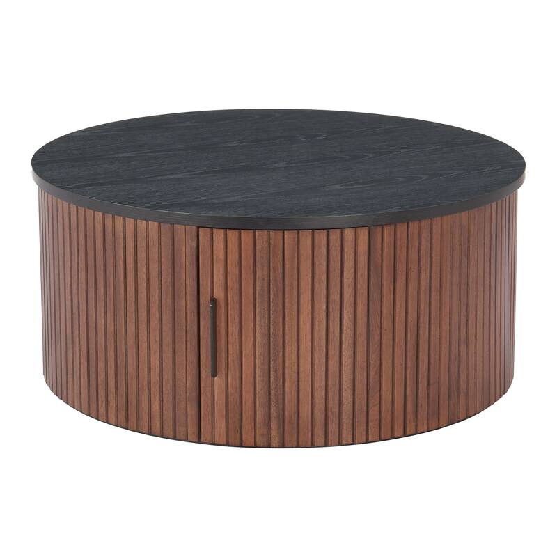 Nejaus Coffee Table Black & Walnut