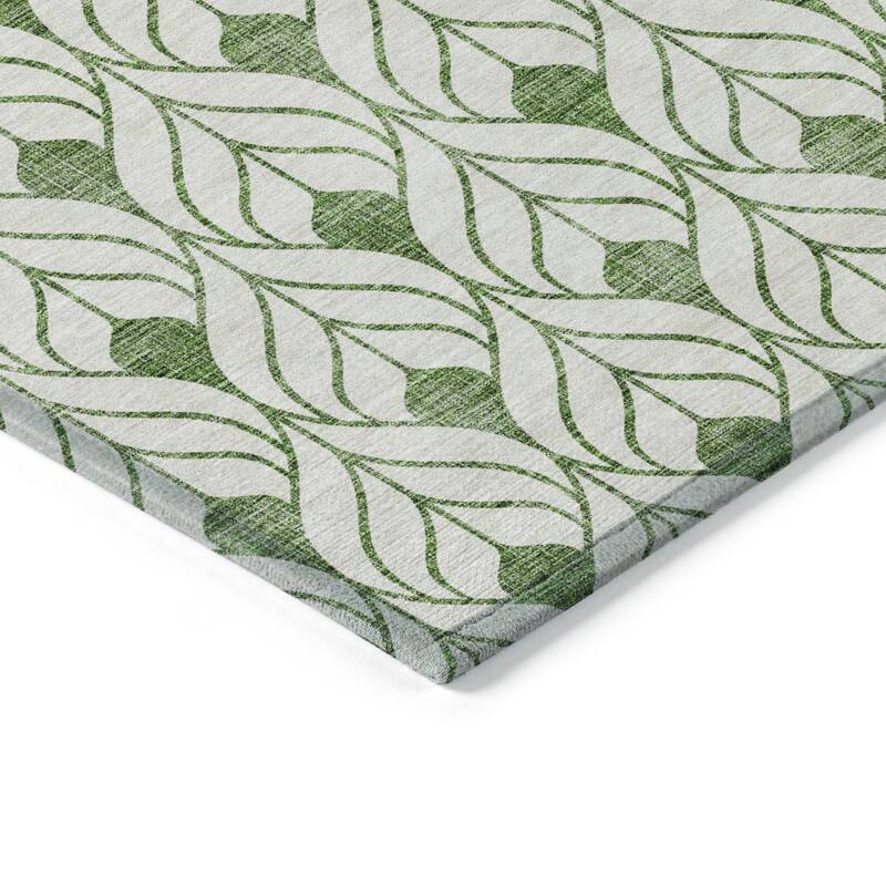 Machine Washable Indoor/ Outdoor Chantille Contempoary Geo Rug