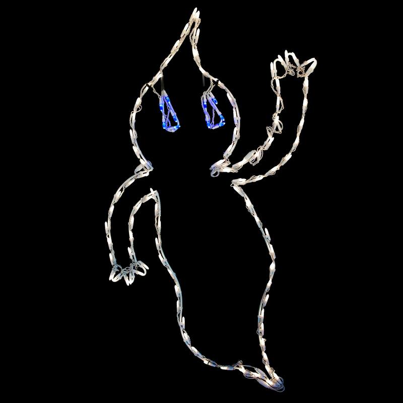 LED Lighted Spooky Ghost Outdoor Halloween Decoration - 51"
