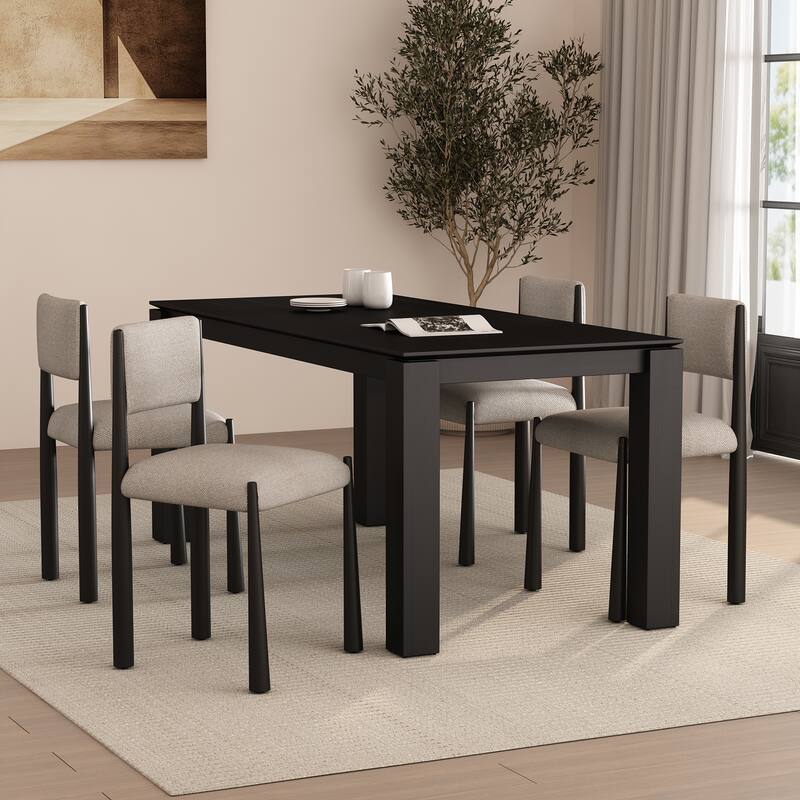 Manhattan Comfort Lennor Metal Boucle Side Chair Set of 2