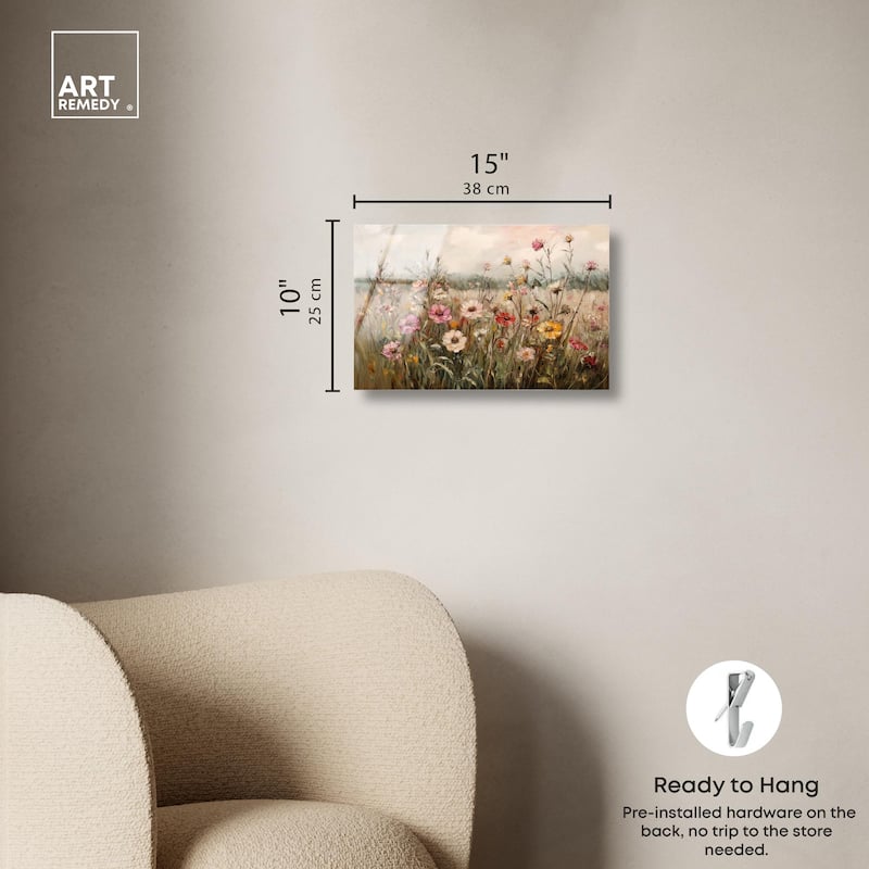 Vintage Blooms I Acrylic by Art Remedy, Ready to Hang