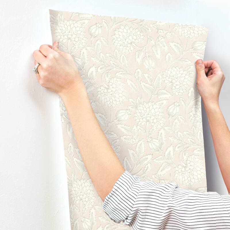Chesapeake Vadouvan Blush Jacobean Trail Wallpaper