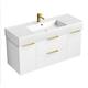 Option Gloss White / Matte Gold