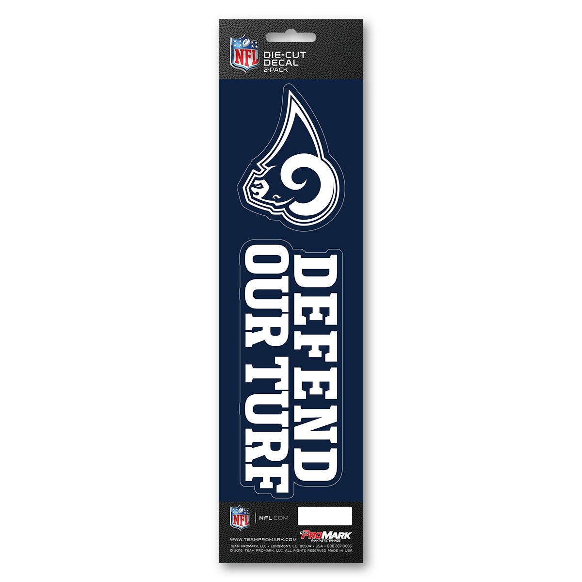 Shop Los Angeles Rams Decal Die Cut Slogan Pack On Sale Overstock 27570725