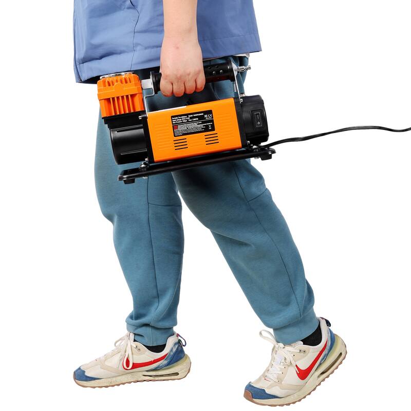 12V Heavy Duty Air Compressor,Tire Inflator with Pressure Gauge, Max 150 PSI,Tire Inflator Air Pump for Car, SUV, RV, Truck